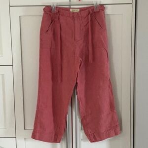 linden hill 100% Linen Wide Leg Pants